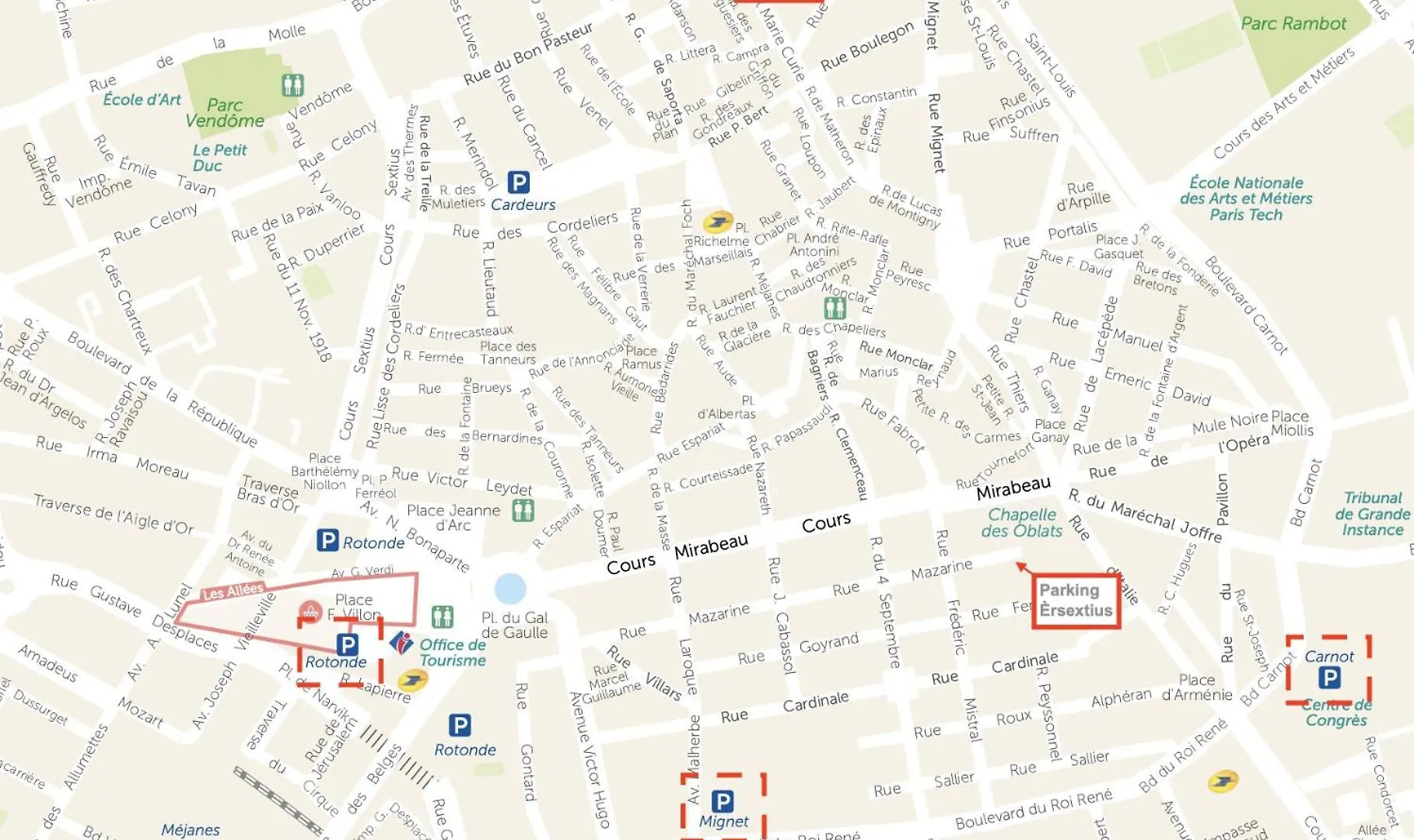 Appartement Èrsextius, IB, Aix-en-Provence